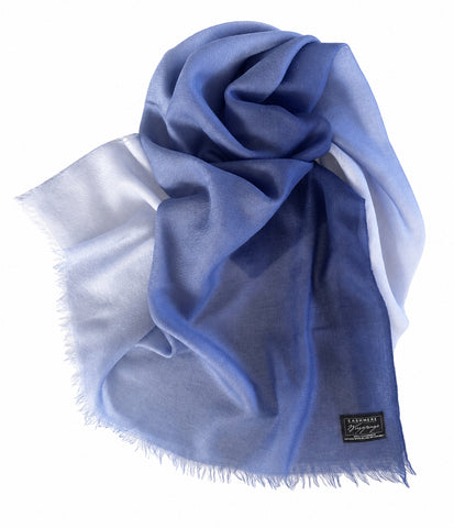 Degrade Tissue-Weight Cashmere Scarf