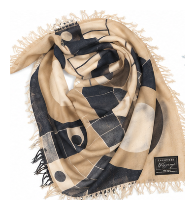 Parcheesi Geometric Oversized Scarf