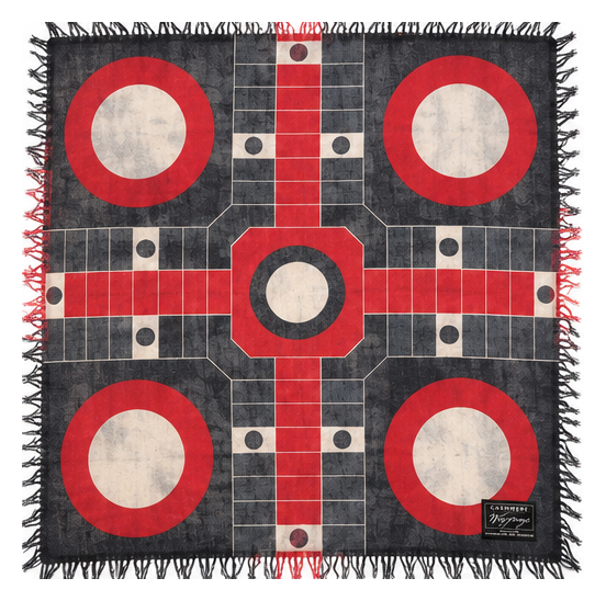 Parcheesi Geometric Oversized Scarf