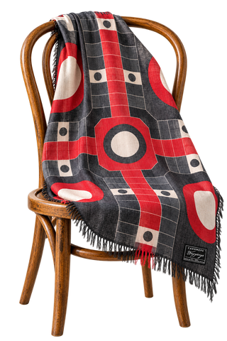 Parcheesi Geometric Oversized Scarf