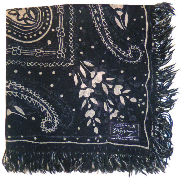 Bandana Square Print on Fine Merino Wool