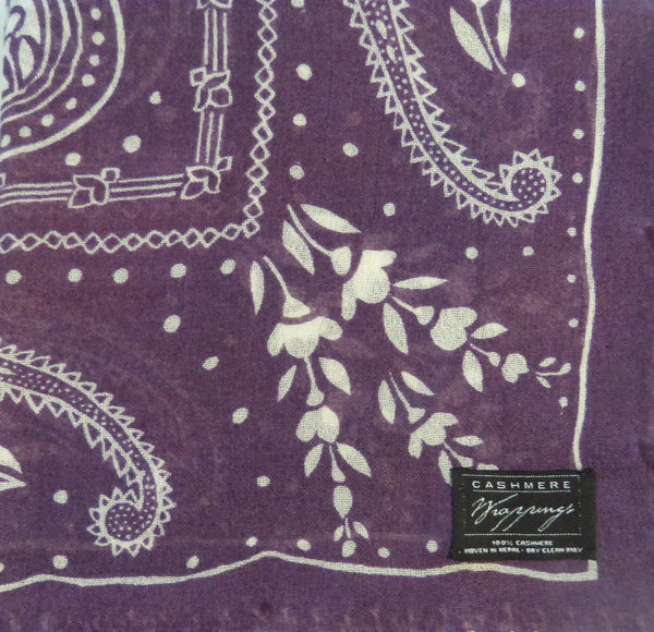 Bandana Square Print on Fine Merino Wool