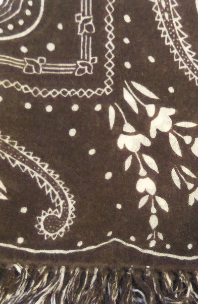 Bandana Oblong on Fine Merino