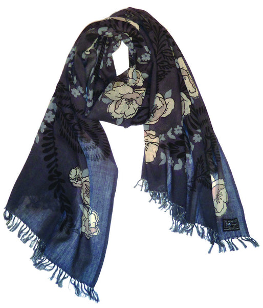 Folk Tale Floral on Fine Silk