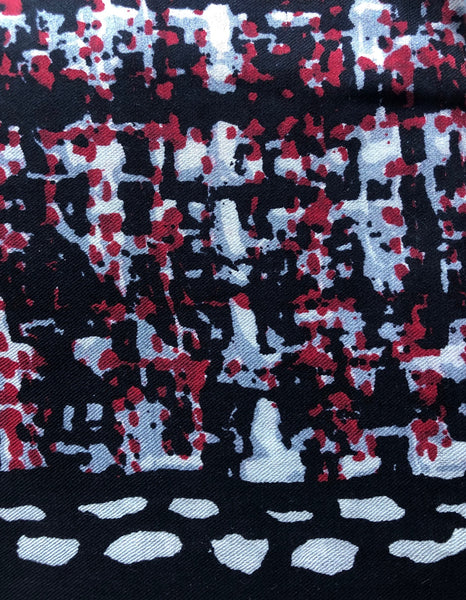 Tweed Print on Fine Silk