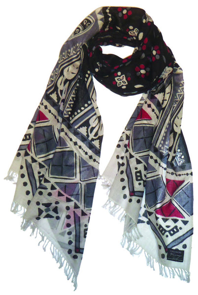 Modern Tribe on Fine Merino Wool