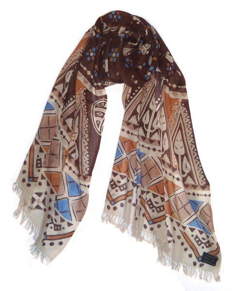 Modern Tribe on Fine Merino Wool