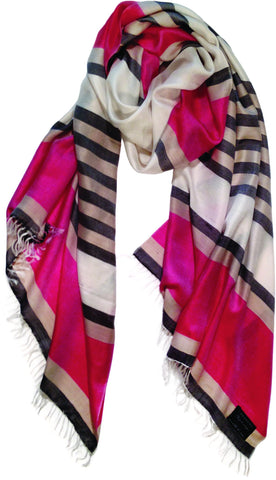 City Stripes in Yarn Dyed Silk