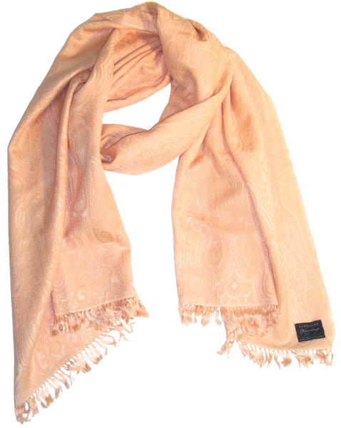 Paisley Jacquard Weave of Fine Merino & Silk