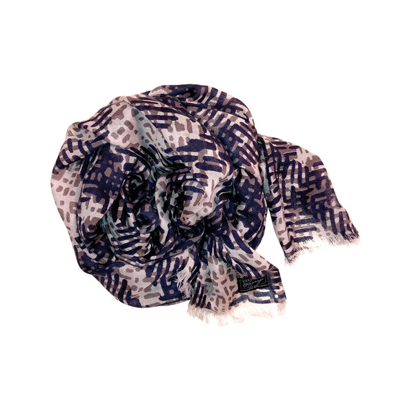 Plaid Print on Fine Merino Wool