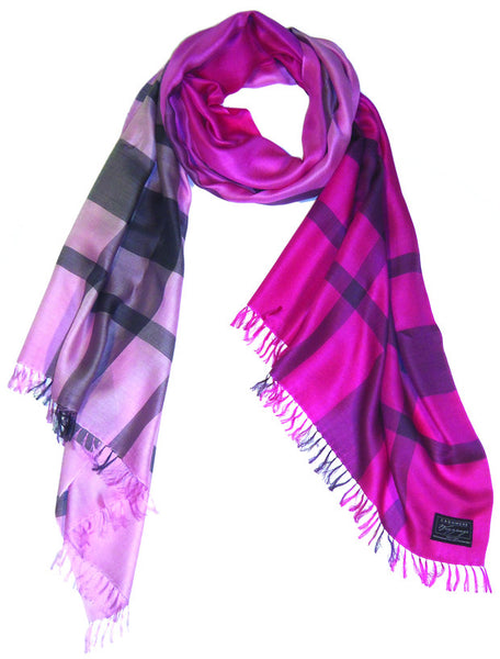 Yarn Dye Plaid with Ombre Dip