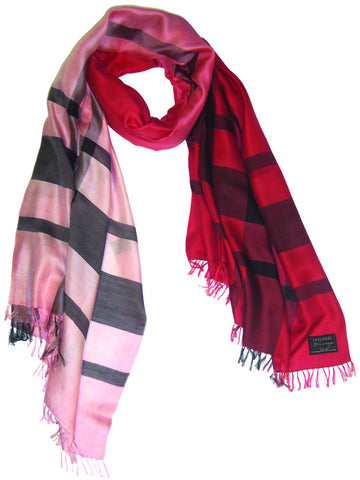Yarn Dye Plaid with Ombre Dip