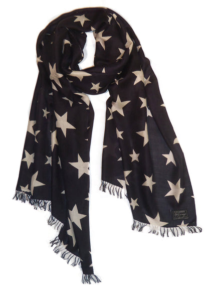 Stars on Fine Merino Wool