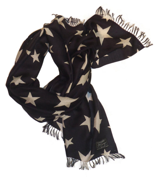 Stars on Fine Merino Wool