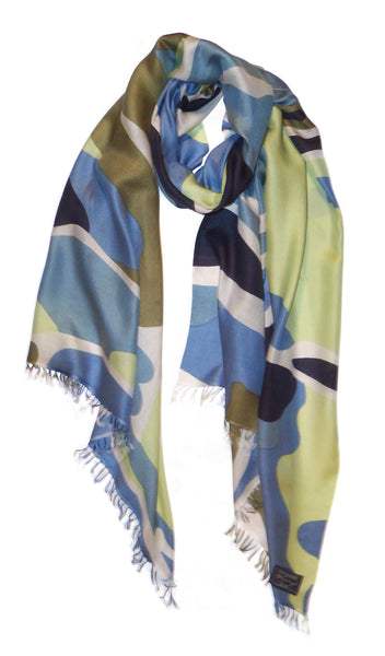 Tidepools on Tissue Weight Cashmere