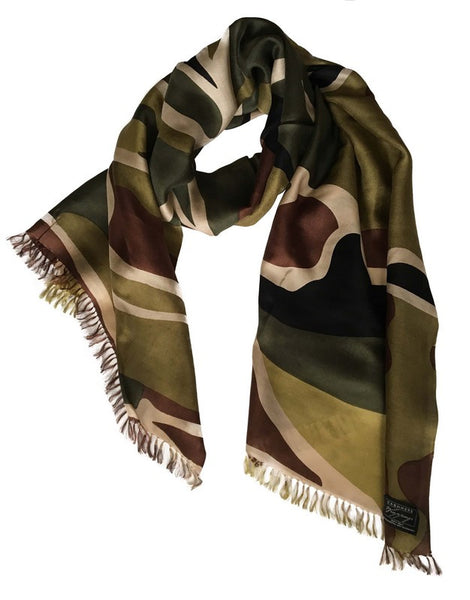 Tidepools on Fine Silk