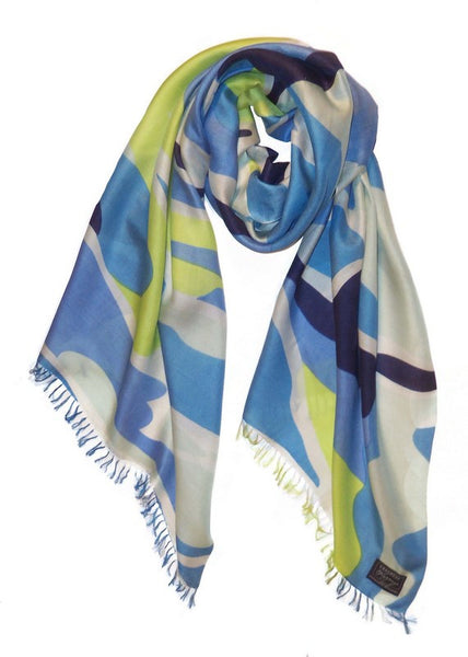 Tidepools on Fine Silk