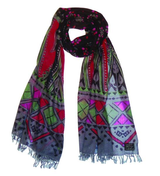 Modern Tribe on Fine Merino Wool