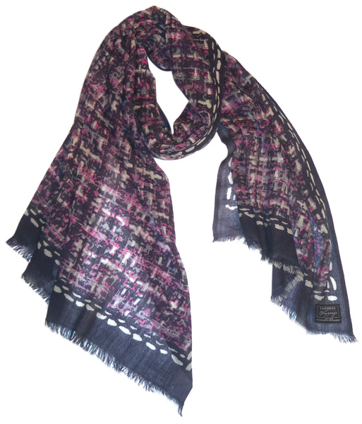 Tweed Print on Fine Merino Wool