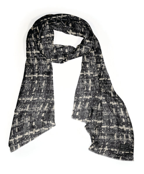 Tweed Print on Fine Merino Wool