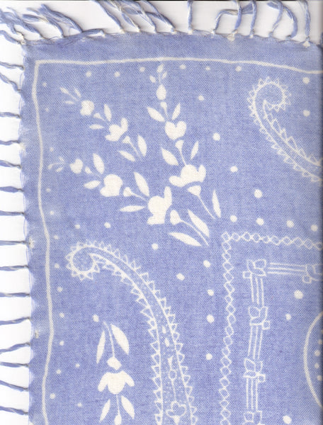 Bandana Square Print on Fine Gauge Cashmere