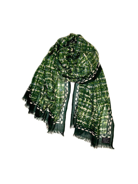Tweed Print on Fine Merino Wool