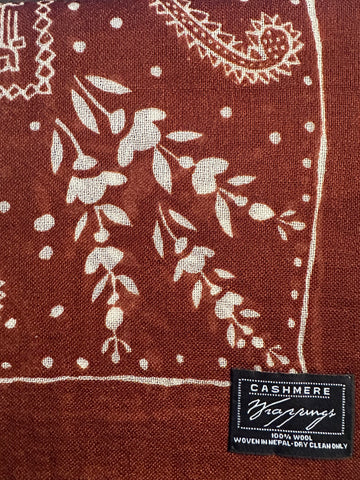 Bandana Oblong on Fine Merino